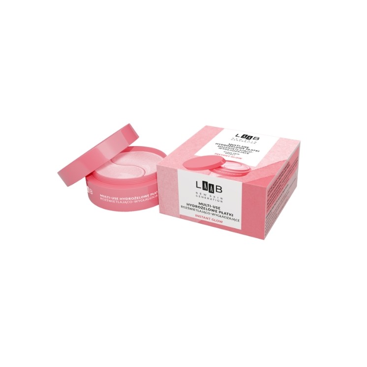 AA LAAB Glass Skin Aufhellende und glättende hydro -Augenpads, 60 Stück