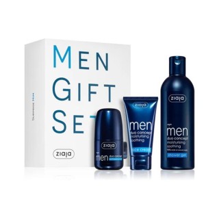 Ziaja Cadeauset Men : Antiperspirant 60 ml + Gezichtscrème 50 ml + Douchegel 300 ml