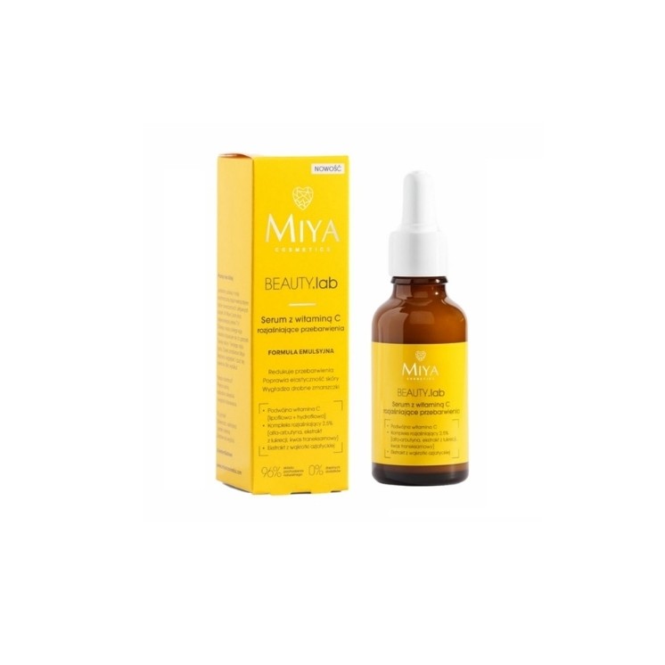 Miya Cosmetics BEAUTY .lab Vitamine C Serum tegen pigmentvlekken 30 ml