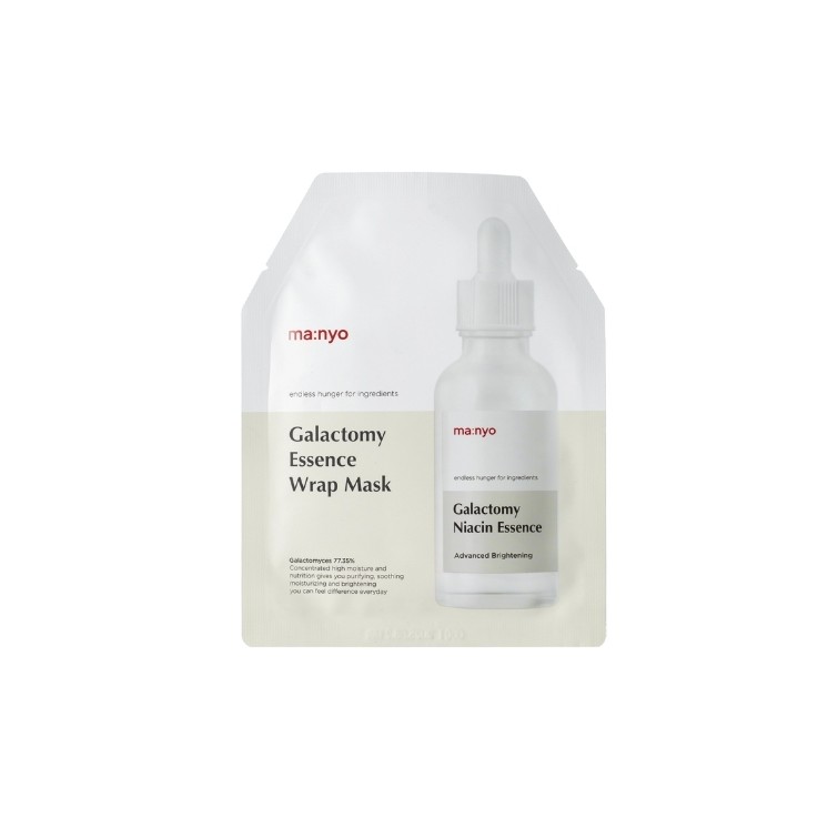 Masque visage illuminateur hydro Ma:nyo Galactomy Essence Wrap Mask 35 g