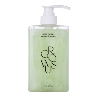 Shampoing minéral GROWUS Algae Therapy, exfoliant et apaisant pour cheveux et cuir chevelu, 500 g