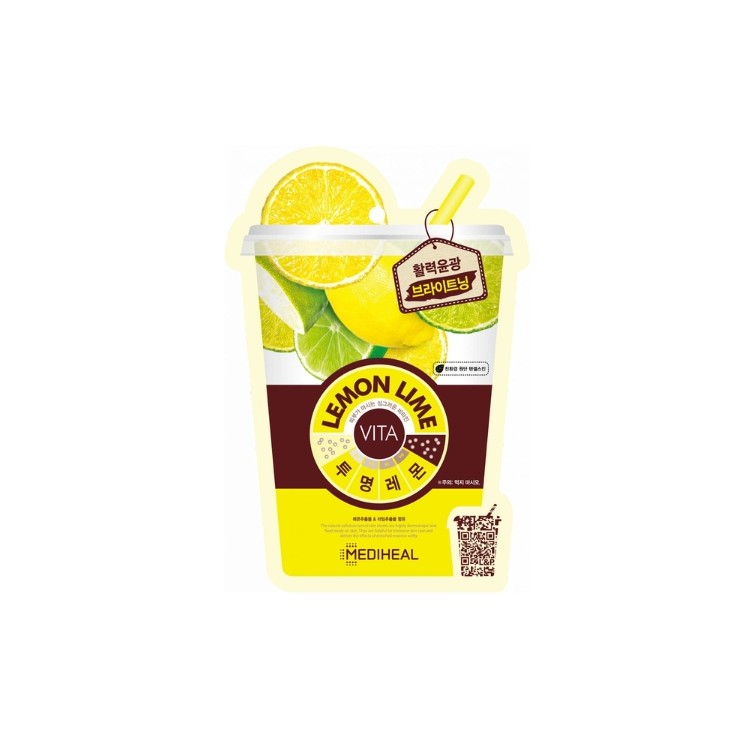 Освітлююча тканинна маска Mediheal Vita Lemon Lime 20 мл