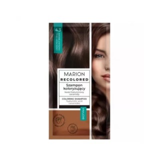Marion Color Shampoo with Biotin 4-8 washes /4.3/ Nut Brown 40 ml