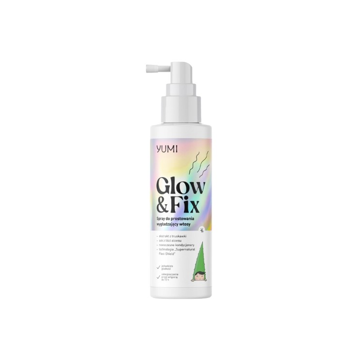 Yumi Glow &Fix Smoothing Hair Straightening Spray 100 ml