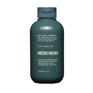 Heiki Heiki Anti-Grey Szampon do włosów przeciw siwieniu Cotton&Nutmeg 250 ml