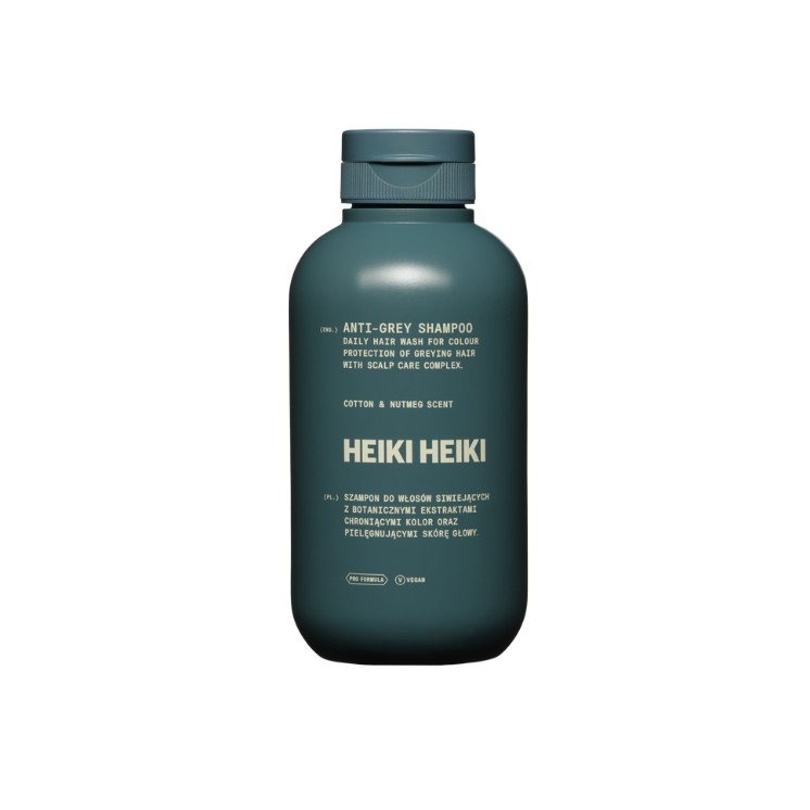 Heiki Heiki Anti- Grey Anti-Grijs Shampoo Katoen & Nootmuskaat 250 ml