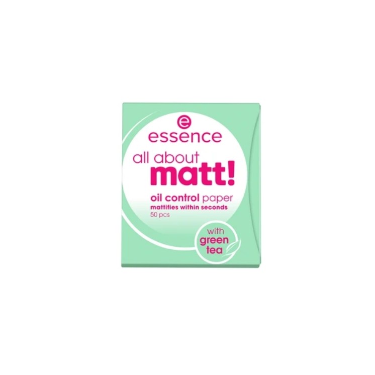 Матувальні промокаючі папірці Essence All About Matt ! 50 шт.
