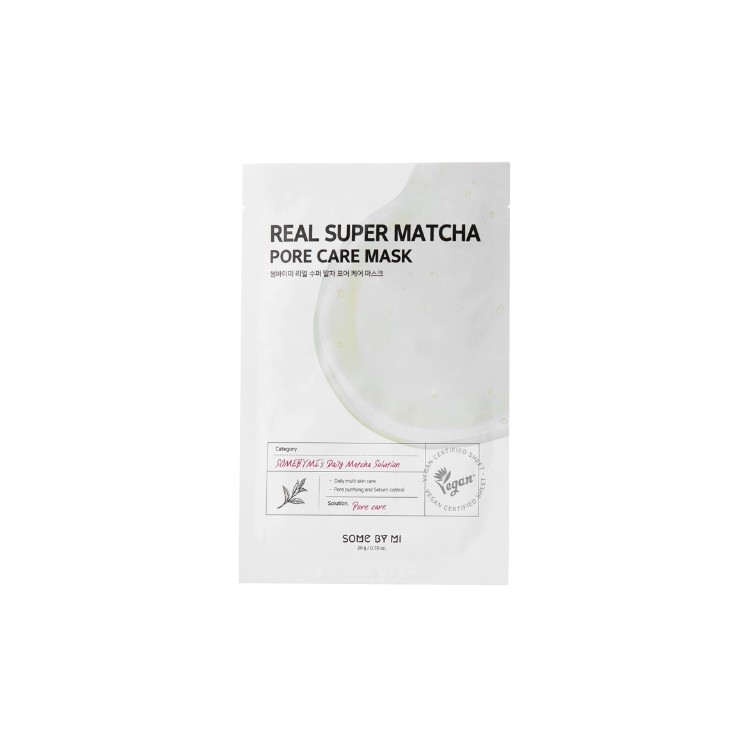 Очищувальна тканинна маска для обличчя Some By Mi Real Super Matcha 20 г