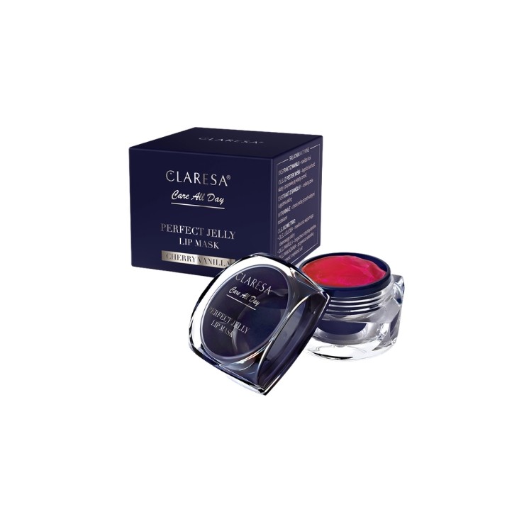 Masque à lèvres gel régénérant intensif Claresa Care All Day Perfect Jelly, parfum Vanilla Cherry 8 g