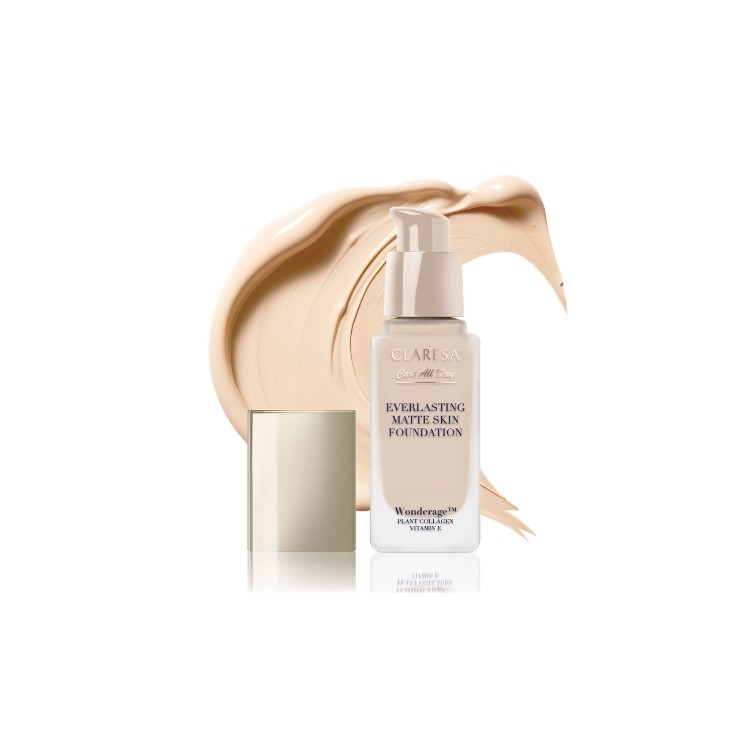 Claresa Everlasting Matte Skin und glättende Foundation /03/ Vanilla 32 ml