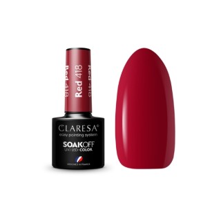 Claresa Red Hybrid Nail Polish /418/ 5 g