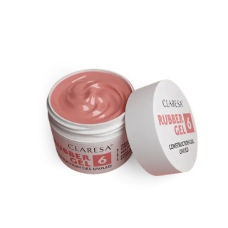 Gel de construction pour ongles Claresa Rubber Gel /6/ 45 g