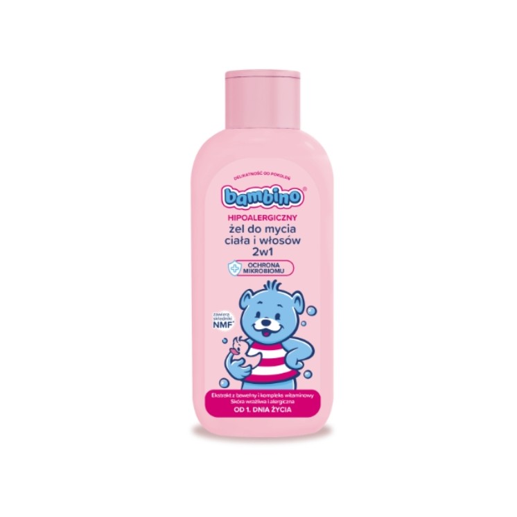 Bambino 2-in-1 Body- en Haargel 400 ml