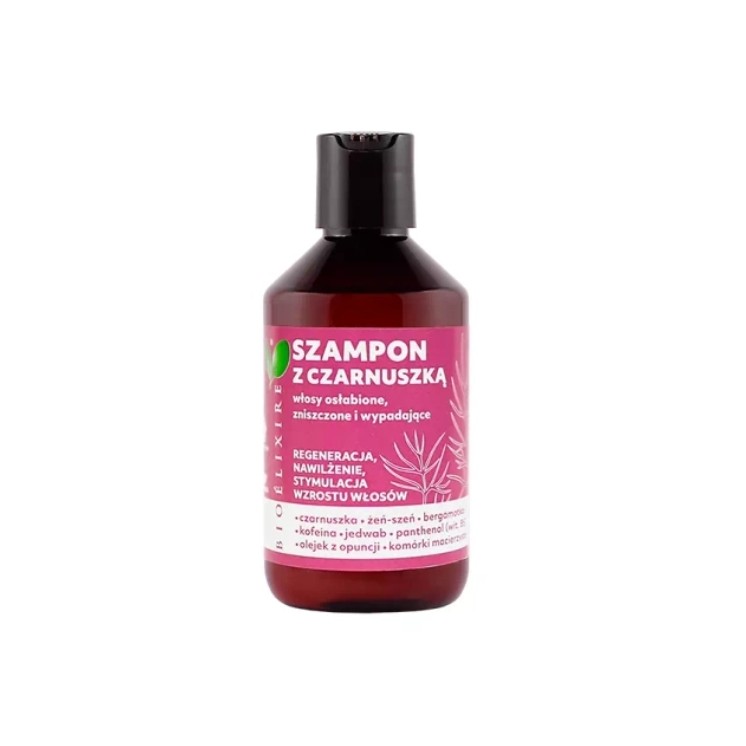 Shampoing régénérant Bioelixire au cumin noir pour cheveux fragilisés et abîmés 300 ml