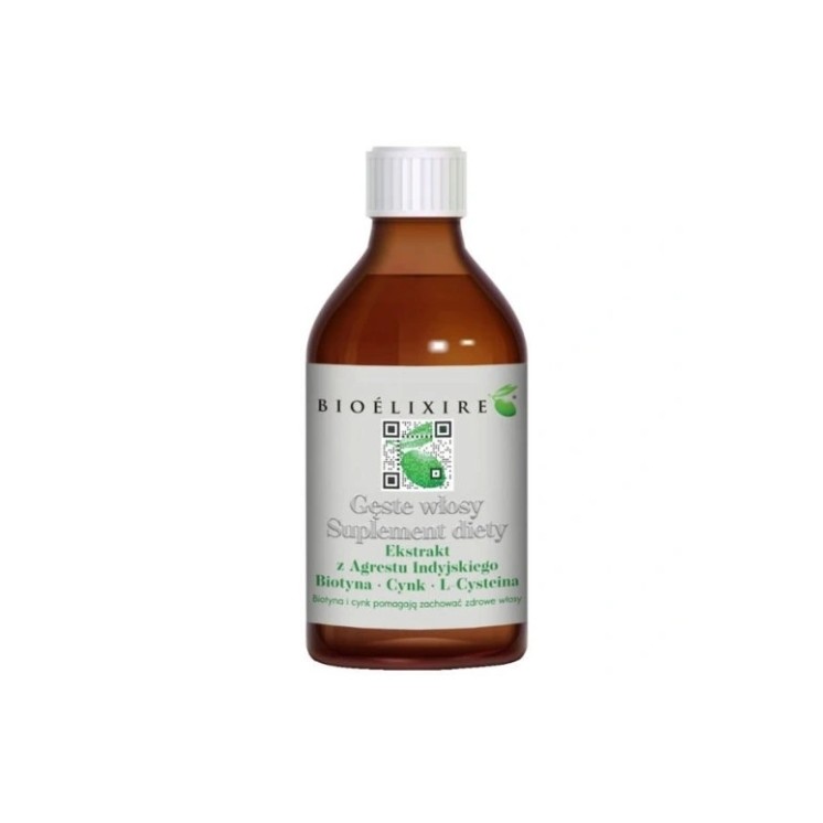 Bioelixire Supplement voor onzuiver haar met extract van Indiase kruisbes 300 ml