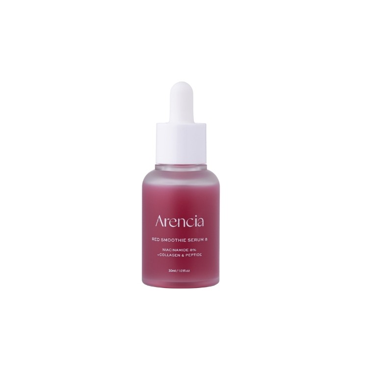 Arencia Fresh Red Smoothie Serum 8 Revitalisierendes Gesichtsserum mit Niacinamid 30 ml