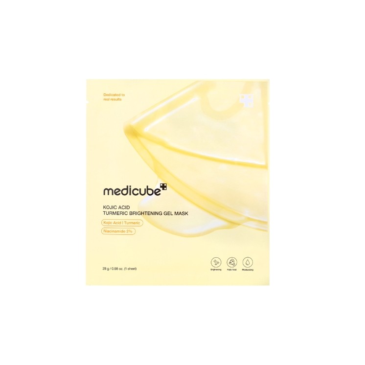 Medicube Kojic Acid Turmeric Brightening Gel Mask 1 stuk / 28 g