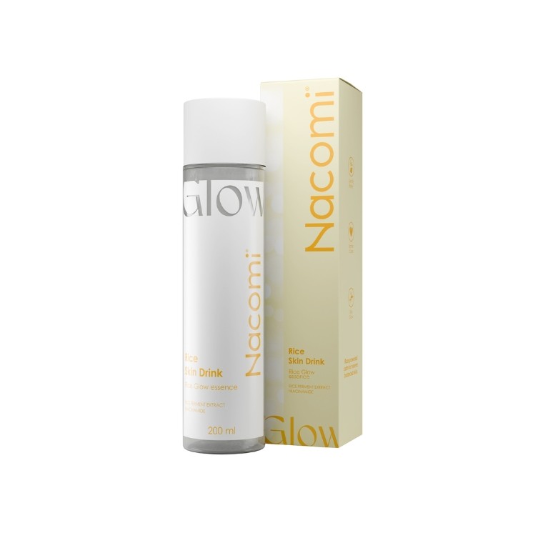 Зволожувальна есенція для Skin з рисовим напоєм Nacomi 200 мл