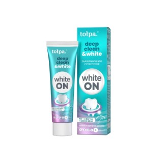 Dentifrice Tołpa Deep Clean et White pour un nettoyage avancé 75 ml
