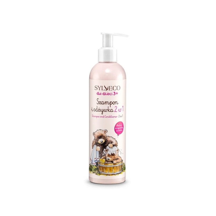 Sylveco shampoo en conditioner voor kinderen vanaf 3 jaar, 300 ml (2-in-1)