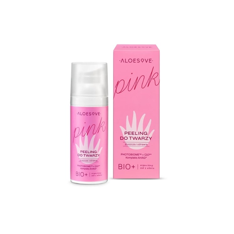 Pink кислотний Peeling для обличчя Aloesove 50 мл