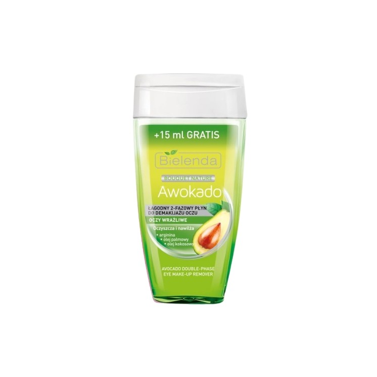 Démaquillant yeux biphasé Bielenda à l'avocat 140 ml