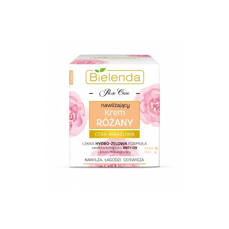 Bielenda Rose Care Feuchtigkeitsspendende und beruhigende Rosen-Gesichtscreme 50 ml