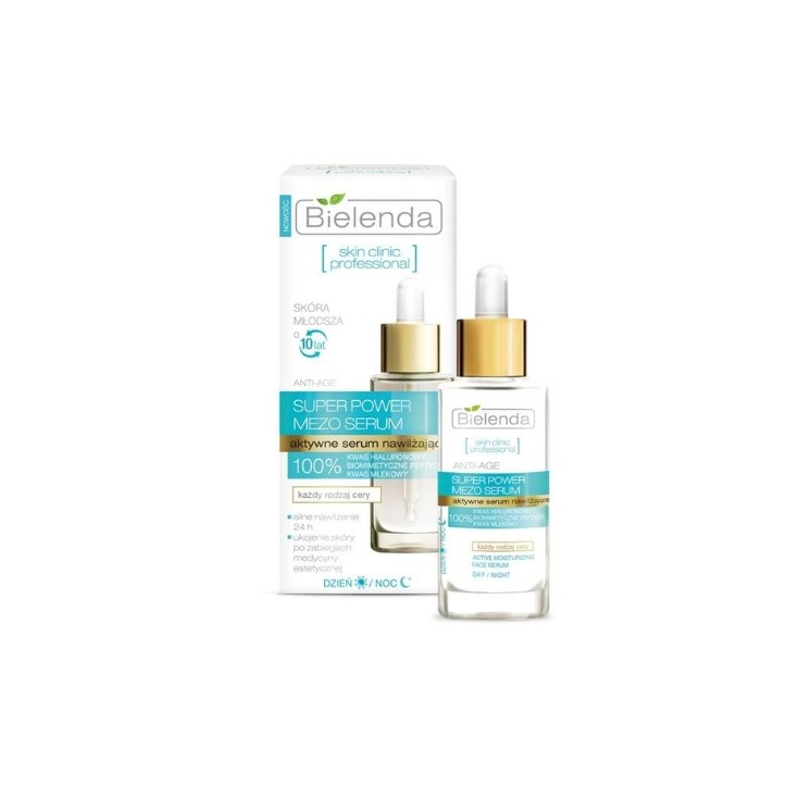 Bielenda Skin Clinic Professional Active Anti-age зволожуюча сироватка 30 мл