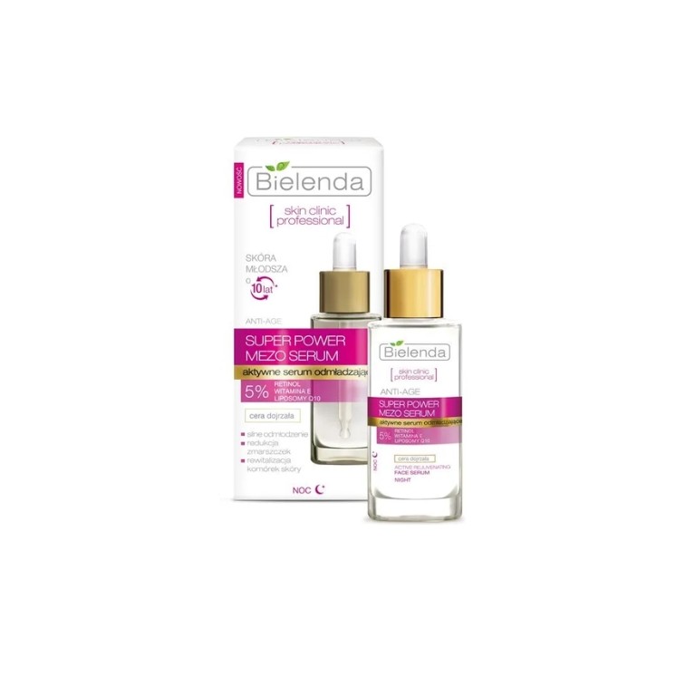 Sérum de nuit rajeunissant Anti-age Professional Bielenda Skin Clinic 30 ml