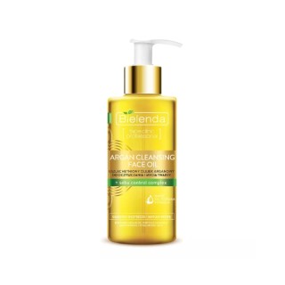 Huile nettoyante visage à l' Argan Bielenda avec complexe sébo-régulateur 140 ml