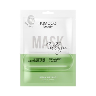Kimoco Beauty Collagen Glättende und Regenerierende Tuchmaske mit Kollagen 23 ml