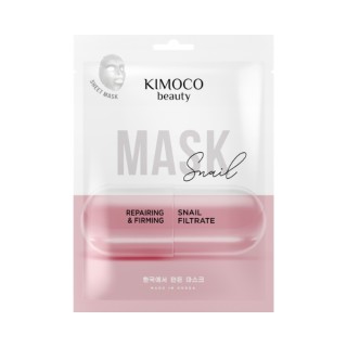 Kimoco Beauty Snail en Verstevigend Sheetmasker met Slakkenslijm 23 ml