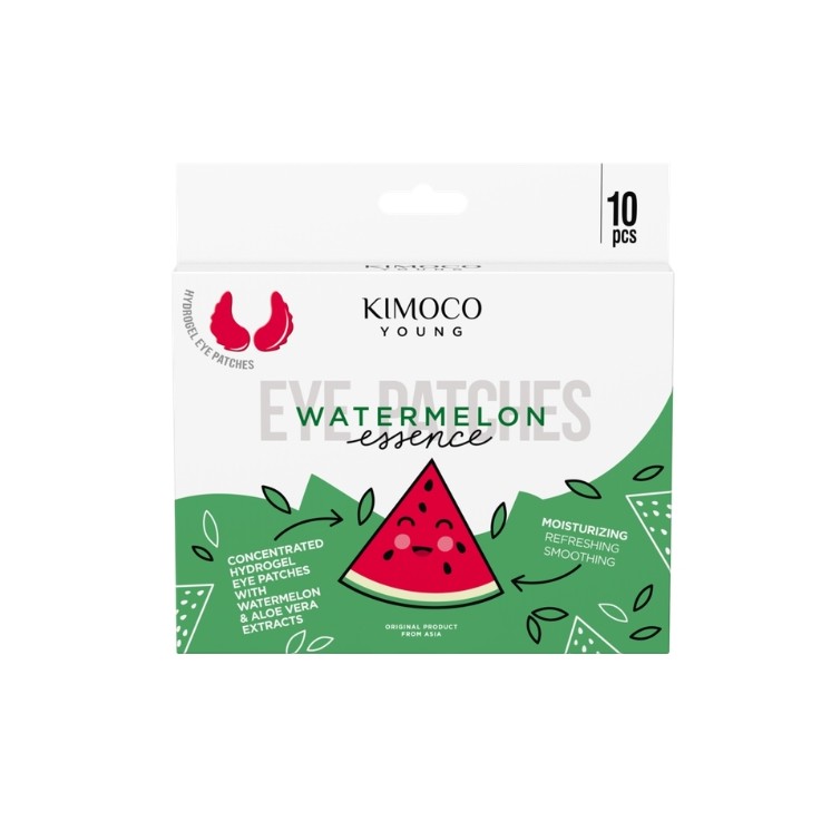 Патчі для очей Kimoco Young Watermelon Essene з екстрактами кавуна та алое, 10 штук
