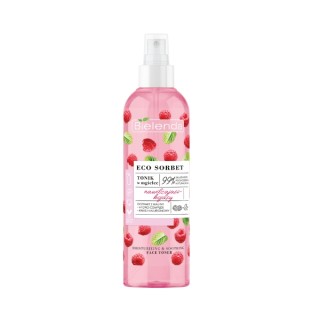 Bielenda ECO SORBET Hydraterende en verzachtende tonermist Framboos 200 ml