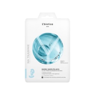 Masque en tissu hydratant L'Biotica Lifting Y Zones aux puissantes propriétés anti-rides (1 pièce)