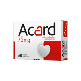 Acard 75 mg, 60 comprimés