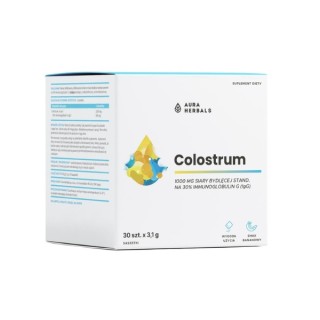 Aura Colostrum 1000mg Banan 30 saszetek