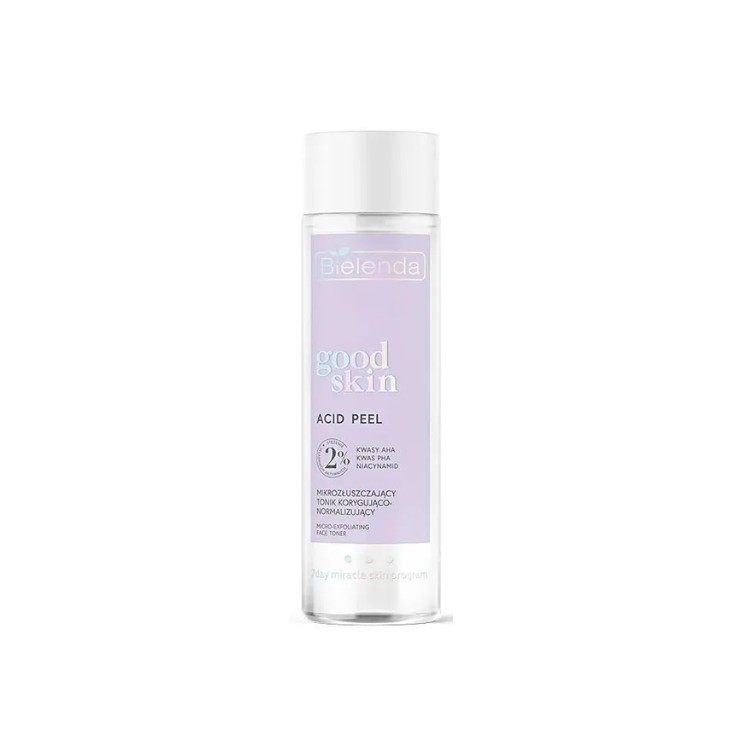 Lotion tonique micro-exfoliante Bielenda GOOD SKIN ACID PEEL 200 ml