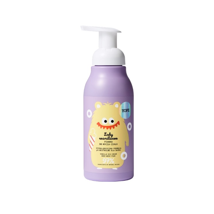 YOPE Handwaschschaum für Kinder Vanilleeis 300 ml