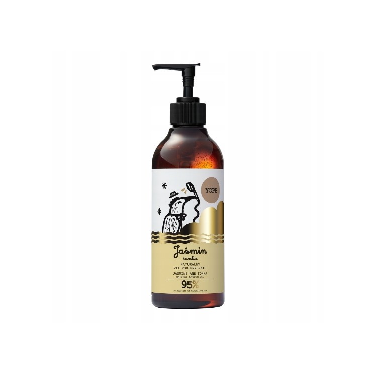 YOPE Natürliches Jasmin- und Tonka-Duschgel 400 ml