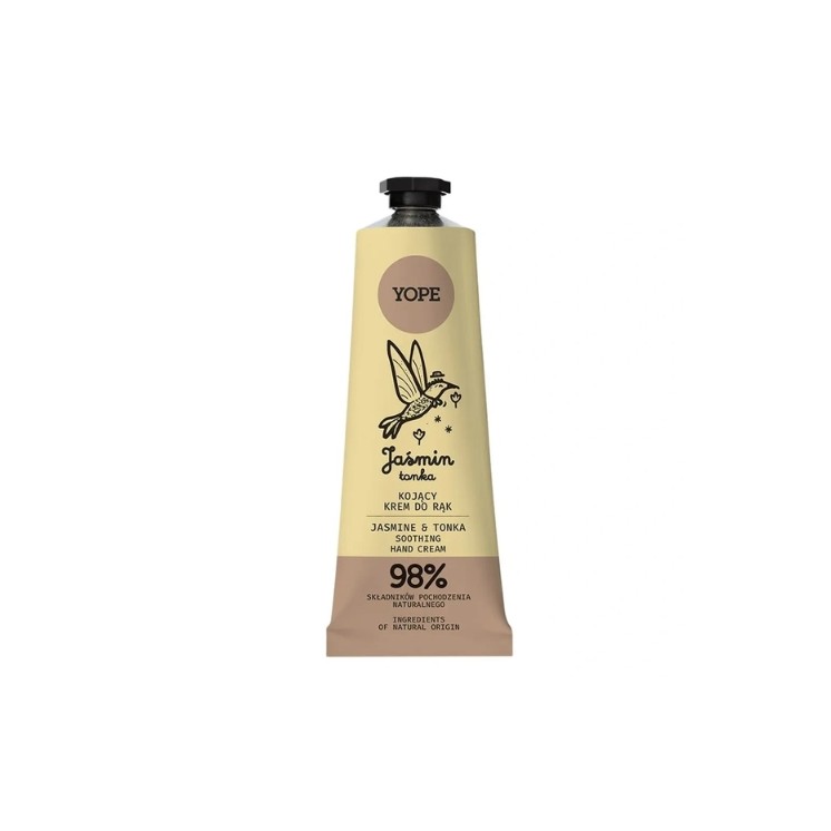Crème mains YOPE naturelle au jasmin et à la fève tonka 50 ml