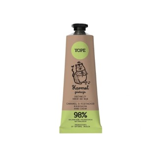 YOPE Handcreme mit natürlichem Karamell und Pistazie, 50 ml