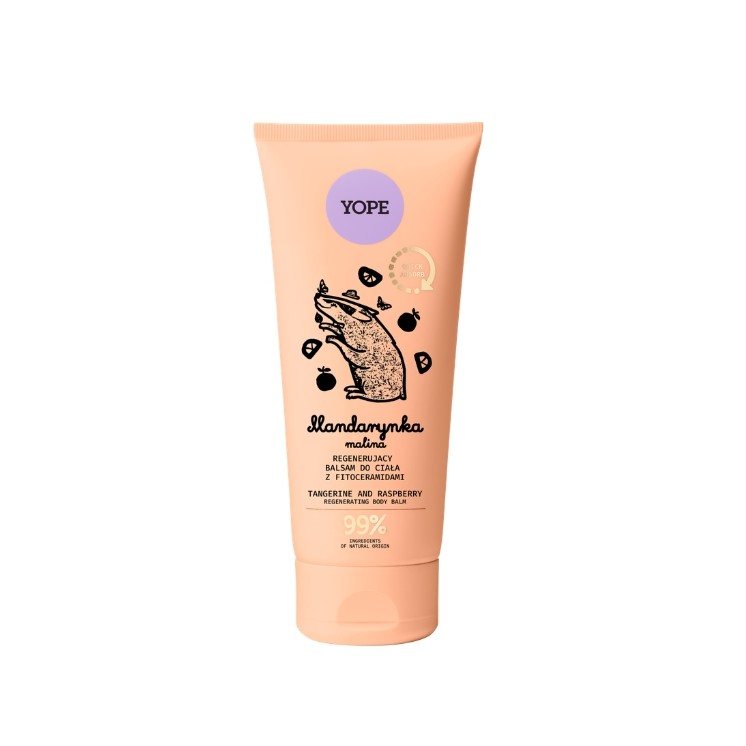 YOPE Natural Mandarin and Raspberry Body Balm 300 ml