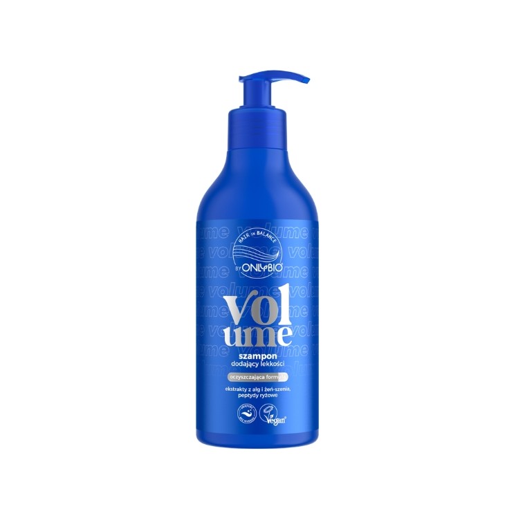 ONLYBIO Hair in Balance Volume Szampon do włosów dodajacy lekkości 400 ml