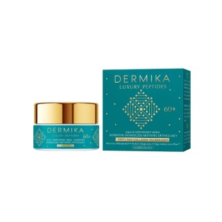 Crème visage liftante multi-peptides Dermika Luxury Peptides 60+ 50 ml