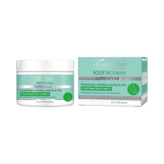 Bielenda Professional SUPREMELAB Voetverzorgings- en verkoelprogramma Peeling met munt 200 g