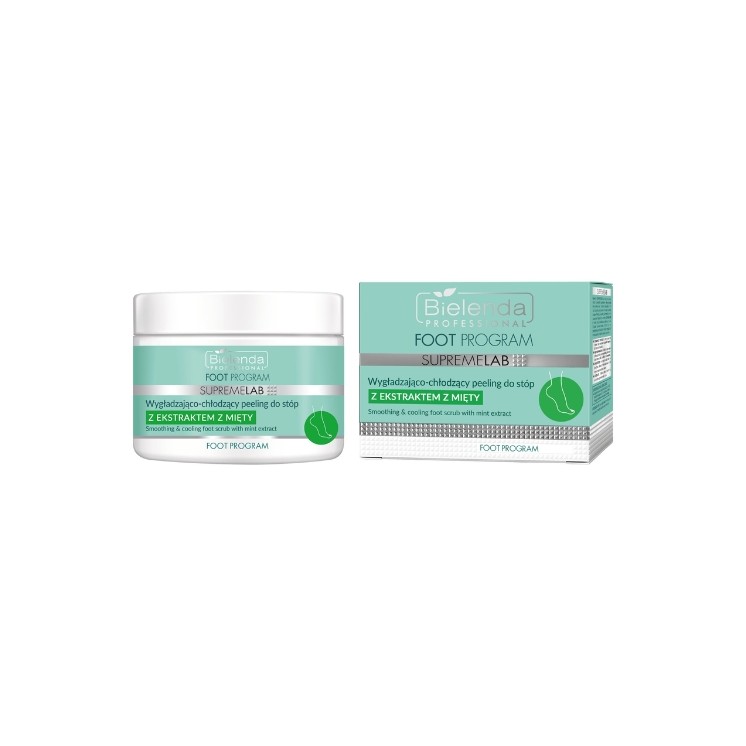 Bielenda Professional SUPREMELAB Voetverzorgings- en verkoelprogramma Peeling met munt 200 g