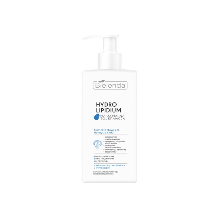 Bielenda Hydro Lipidium Feuchtigkeitsspendendes Duschgel 300 ml