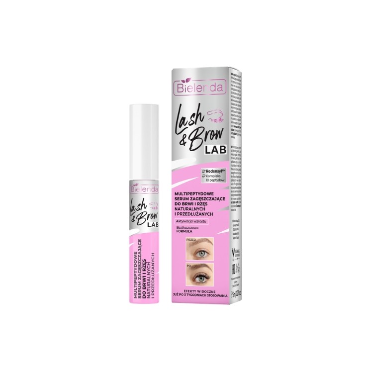 Lash épaississant multipeptides Bielenda pour cils et sourcils 5 ml
