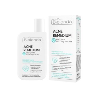 Ультралегкий зволожувальний та нормалізуючий крем Bielenda Acne Remedium 50 мл